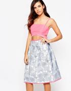 Lashes Of London Taylor Crop Top - Neon Pink