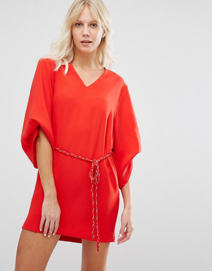 Suncoo Red Dress - Red