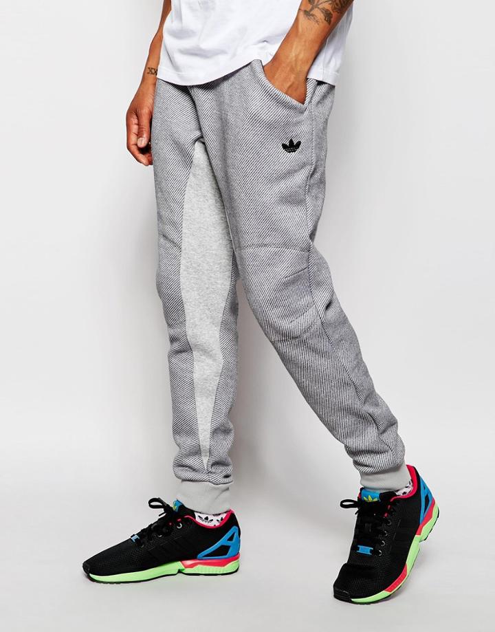 Adidas Originals Skinny Joggers Ab9276 - Gray Marl