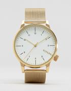 Komono Winston Royale Mesh Watch In Gold - Gold