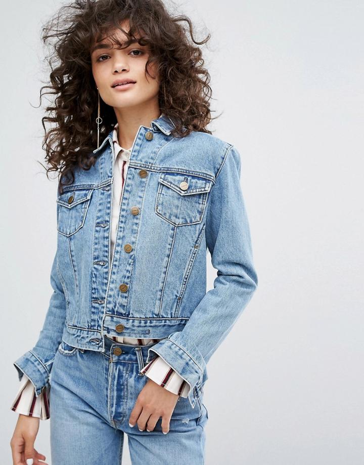 Evidnt Denim Trucker Jacket - Blue