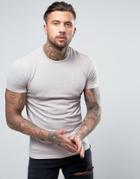 11 Degrees Logo T-shirt In Stone - Beige