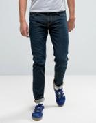 Lee Jeans Arvin Tapered Jeans In Deep Sea - Blue