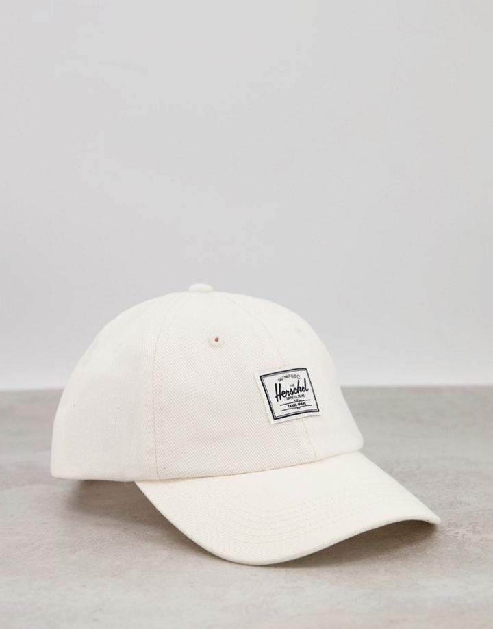 Herschel Supply Co. Sylas Cap In White Denim