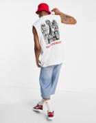 Hnr Ldn Understatement Backprint Sleeveless T-shirt-white