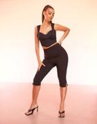 Asos Design Ultimate Pedal Pusher Shorts In Black