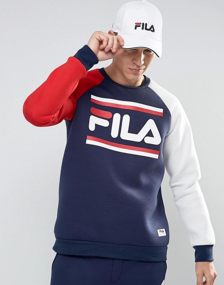 Fila Black Retro Sweatshirt - Navy