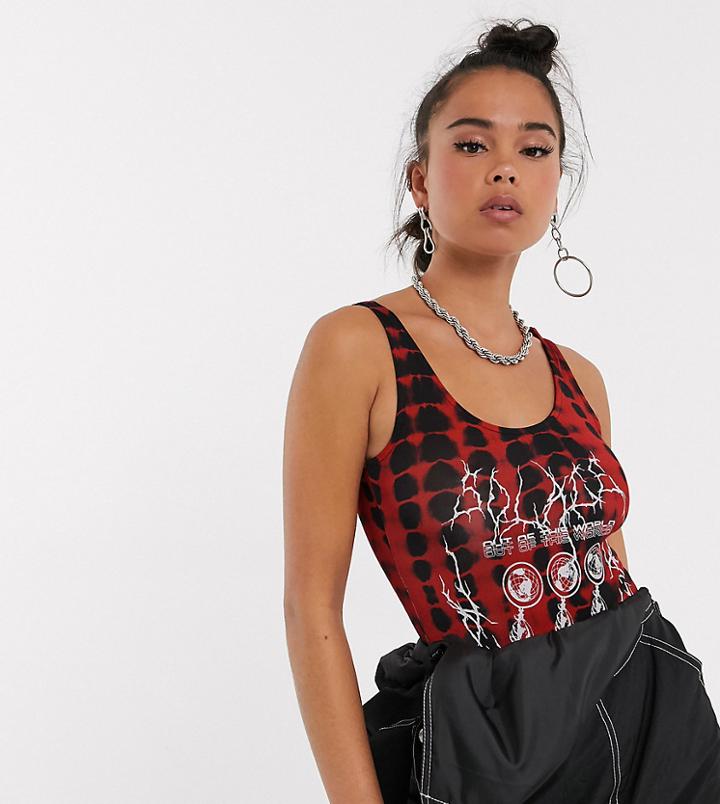 Collusion Tour Print Tie Dye Body - Multi