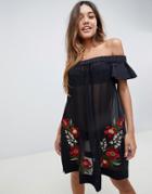 Ted Baker Delmeso Embroidered Cover Up - Multi