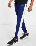 Nike Soccer Academy Dri-fit Cuffed Sweatpants In Blue-blues