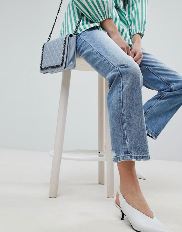 Evidnt Crop Straight Jeans - Blue