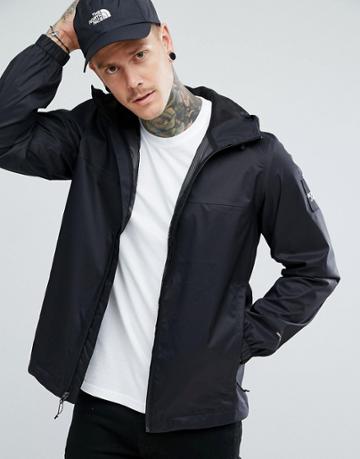 The North Face Mountain Q Jacket Hooded In Black - Black