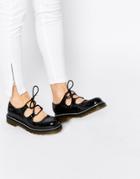 Asos Maisie Lace Up Flat Shoes - Black