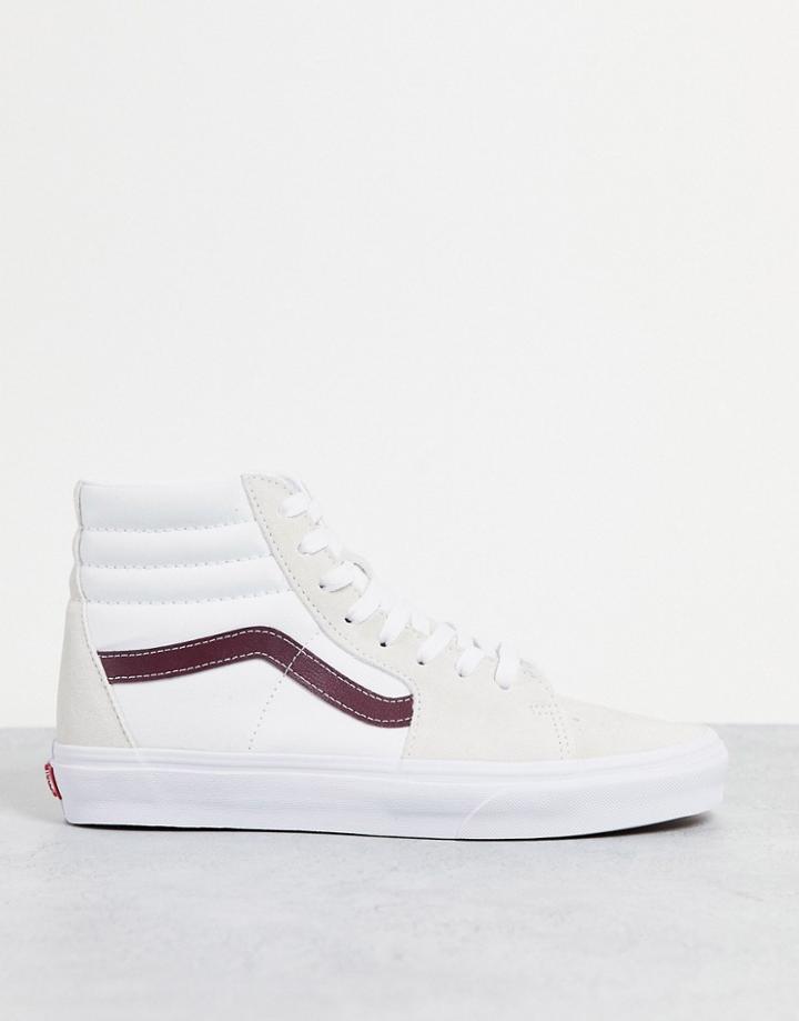 Vans Sk8-hi Classic Sport Sneakers In White