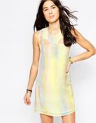 Rvca Sleeveless Metallic Shift Dress - Multi