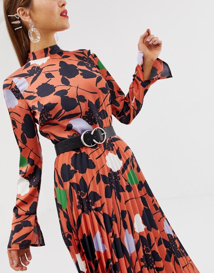 River Island Belt With Double Horseshoe Buckle In Black