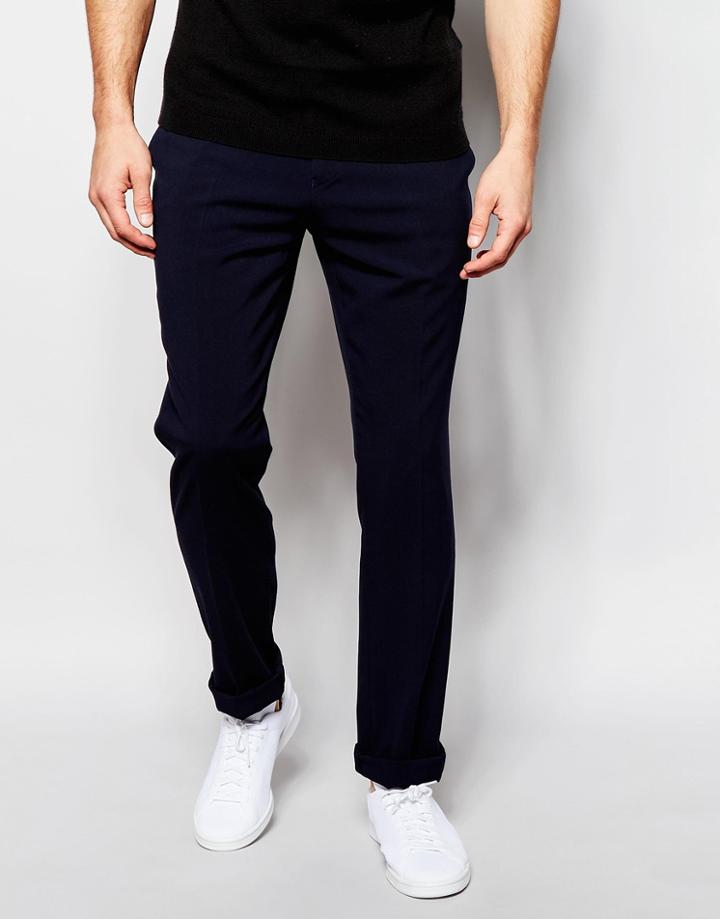Lindbergh Pants In Slim Fit In Navy - Navy