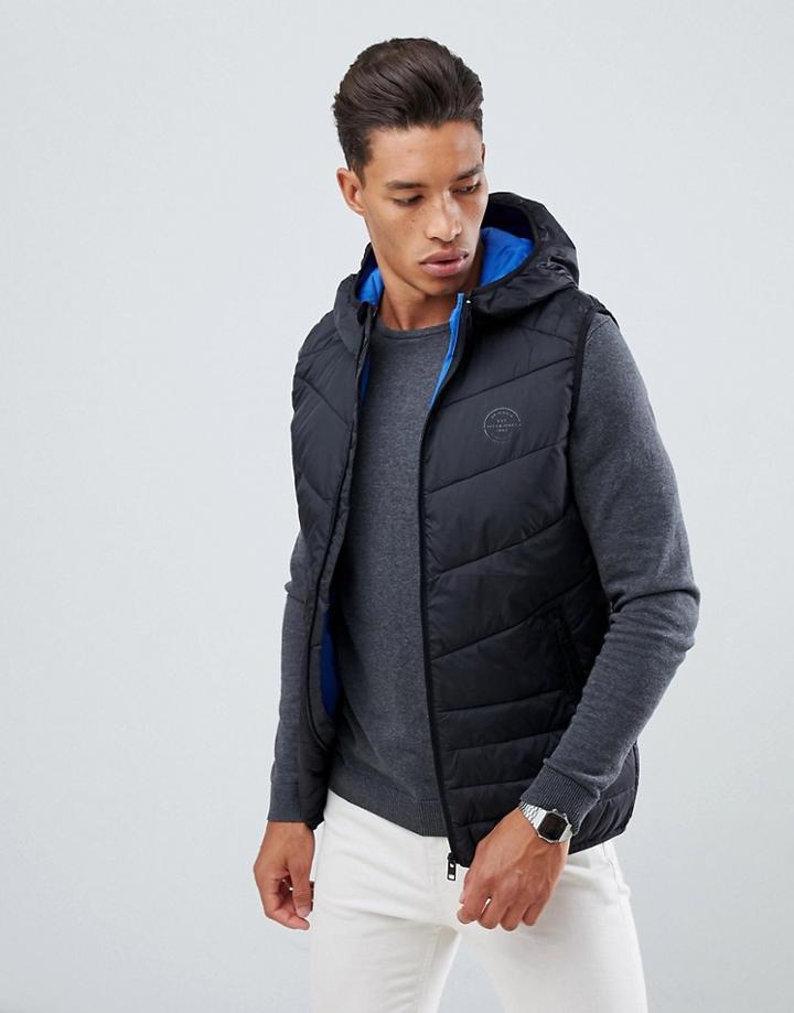 Jack & Jones Originals Puffer Vest - Black