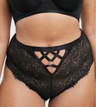 Asos Design Curve Masako High Waist Lace Pant-black
