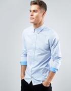 Tommy Hilfiger All Over H Print Shirt Buttondown Slim Fit - Blue