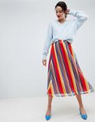 Gestuz Rainbow Long Skirt - Multi