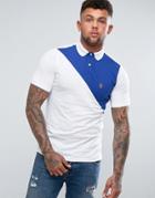 Luke 1977 Sport Cut And Sew Polo Shirt - White