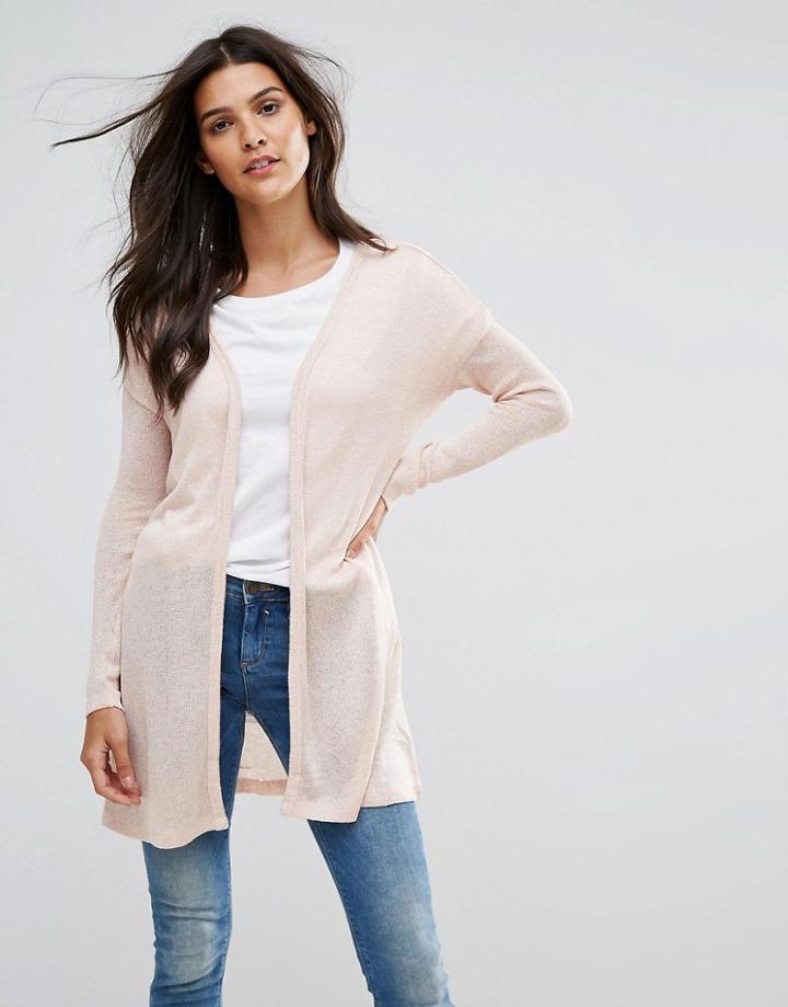 Vero Moda Long Cardigan - Pink