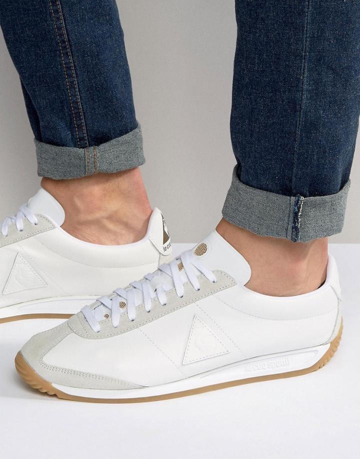 Le Coq Sportif Quartz Leather Sneakers In White 1620861 - White