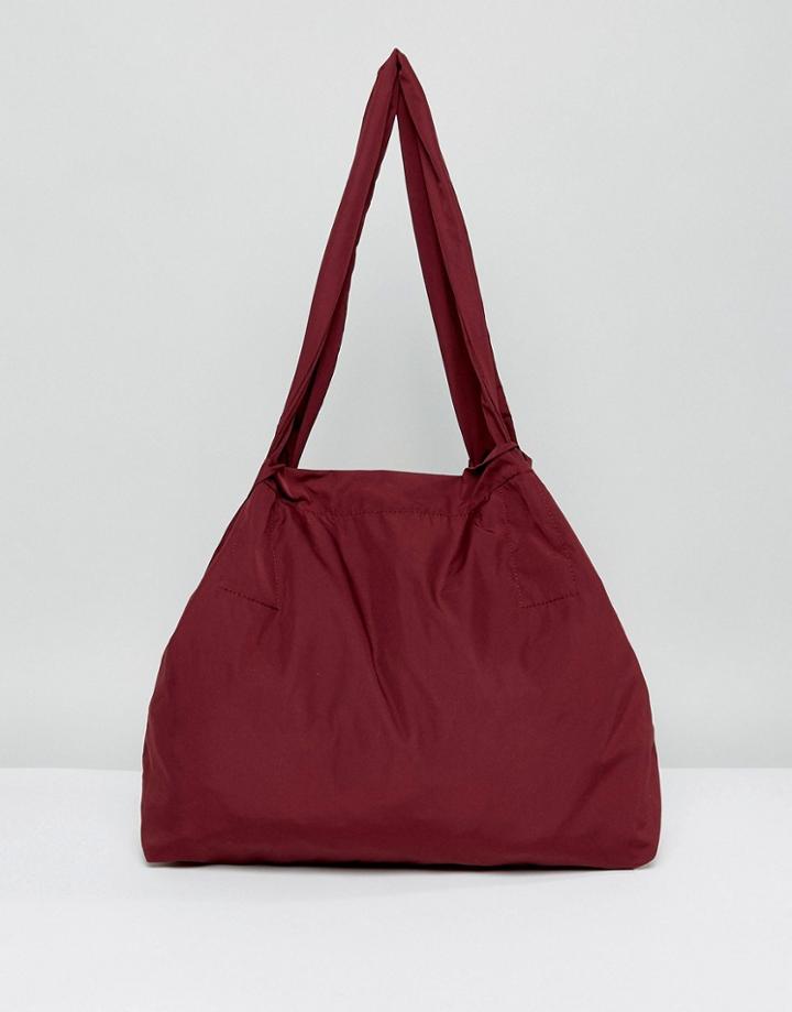 Weekday Throw Tote Bag - Red