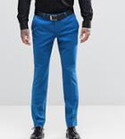 Noose & Monkey Super Skinny Suit Pants With Stretch - Blue