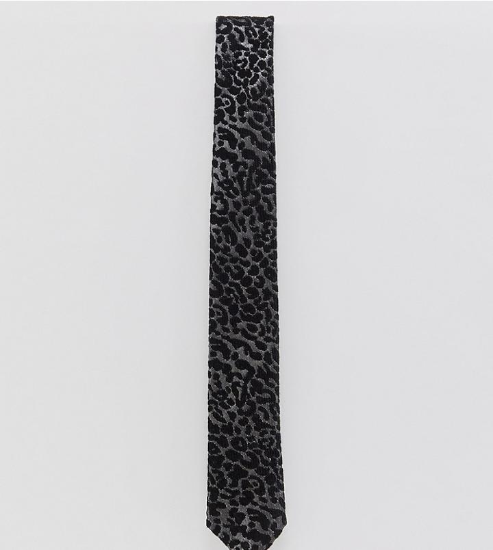 Heart & Dagger Silver Tie - Silver