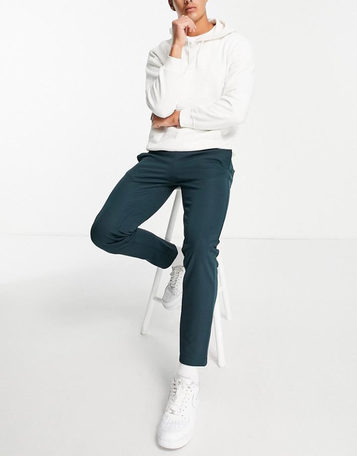 River Island Twill Sweatpants In Green - Part Of A Set
