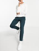 River Island Twill Sweatpants In Green - Part Of A Set