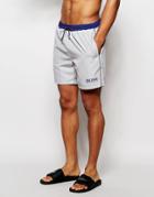 Boss By Hugo Boss Starfish Swim Shorts - Gray