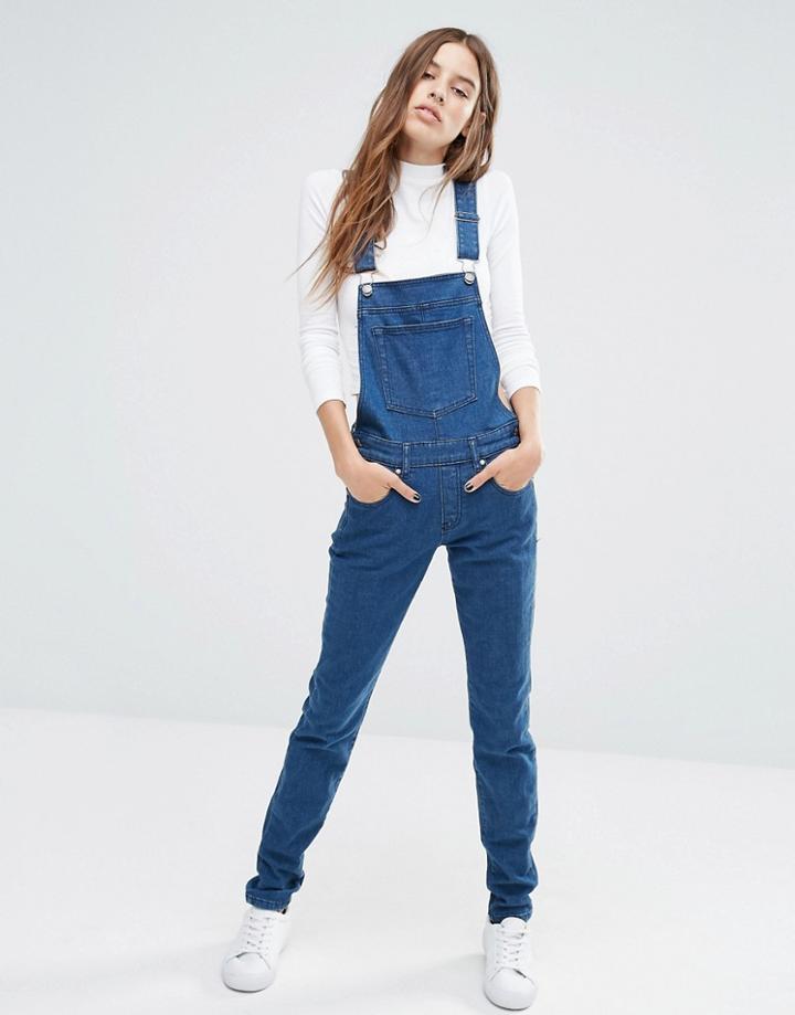 Dr Denim Ira Denim Overalls - Blue