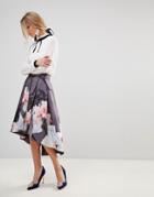 Ted Baker Thali Full Skirt In Chatsworth Bloom - Multi