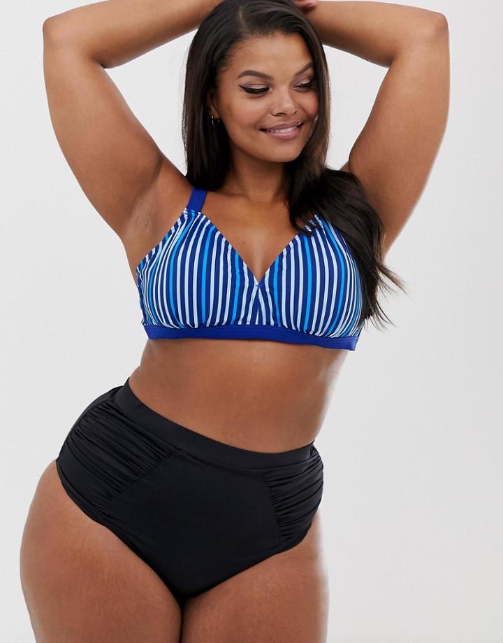 Junarose Stripe Bikini Top - Multi