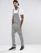 Asos Overalls In Light Khaki With Biker Styling - Green