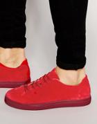 Selected Homme Dylan Suede Sneakers - Red