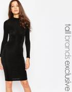 True Decadence Tall Body-conscious Midi Dress - Black