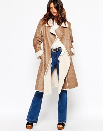 Jayley Oni Supersoft Coat - Tan