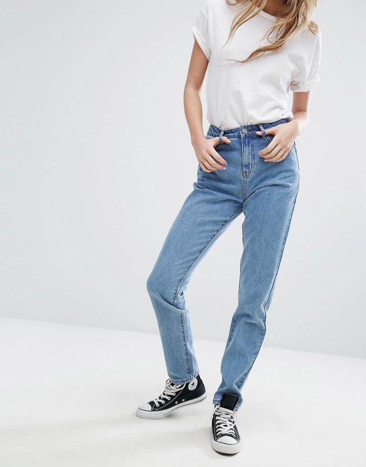 Noisy May Donna Mom Jeans - Blue
