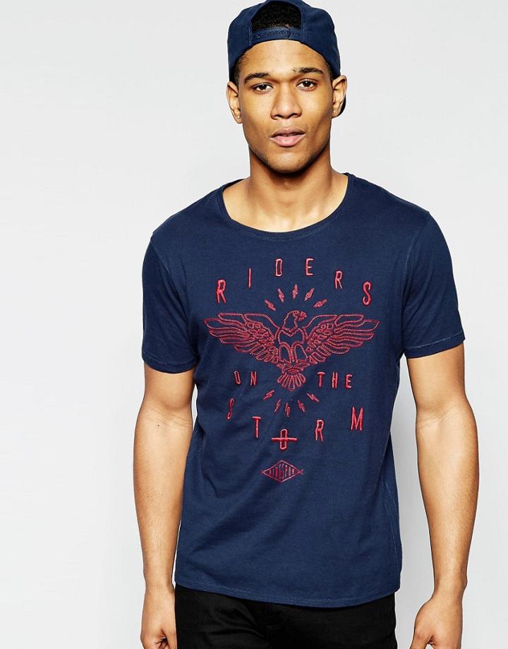 Ringspun T-shirt - Navy
