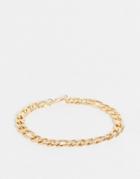 Topman Snake Chain Bracelet In Gold
