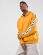 Adidas Originals Adicolor Tnt Tape Hoodie In Yellow Az8127 - Yellow