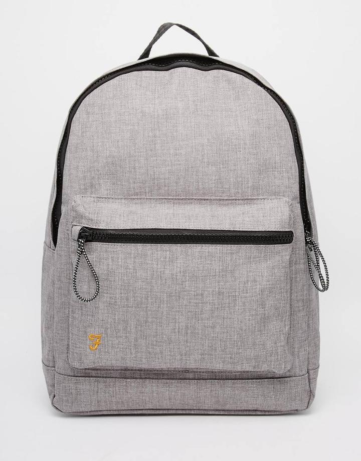 Farah Corwin Marl Backpack - Gray
