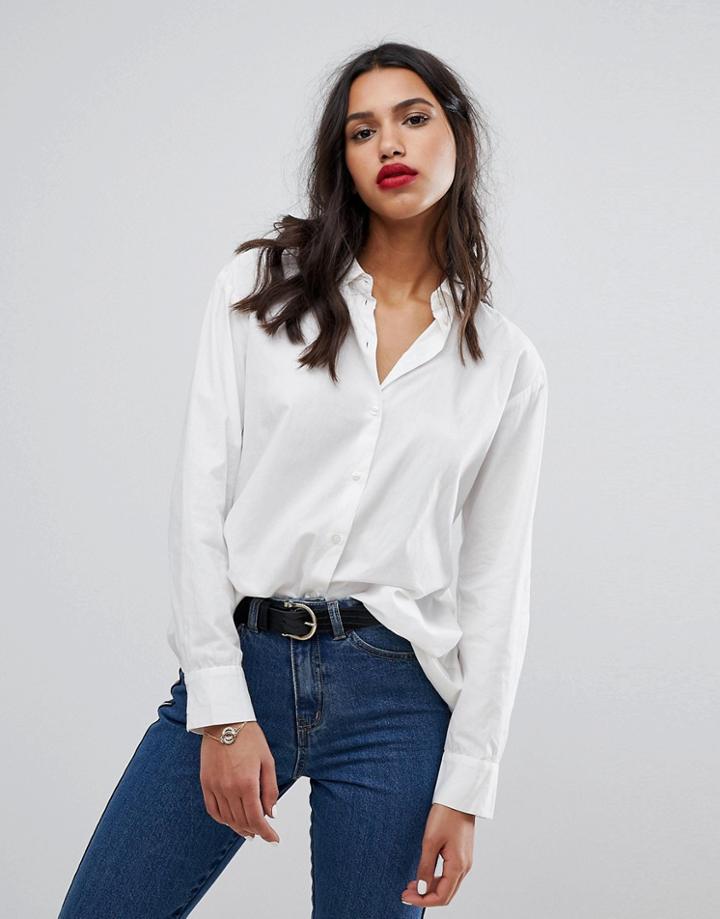 Vero Moda Oversized Shirt - White