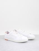 Lacoste Carnby Lace Up Sneakers In White