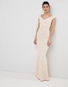 City Goddess Pleated Maxi Dress - Pink