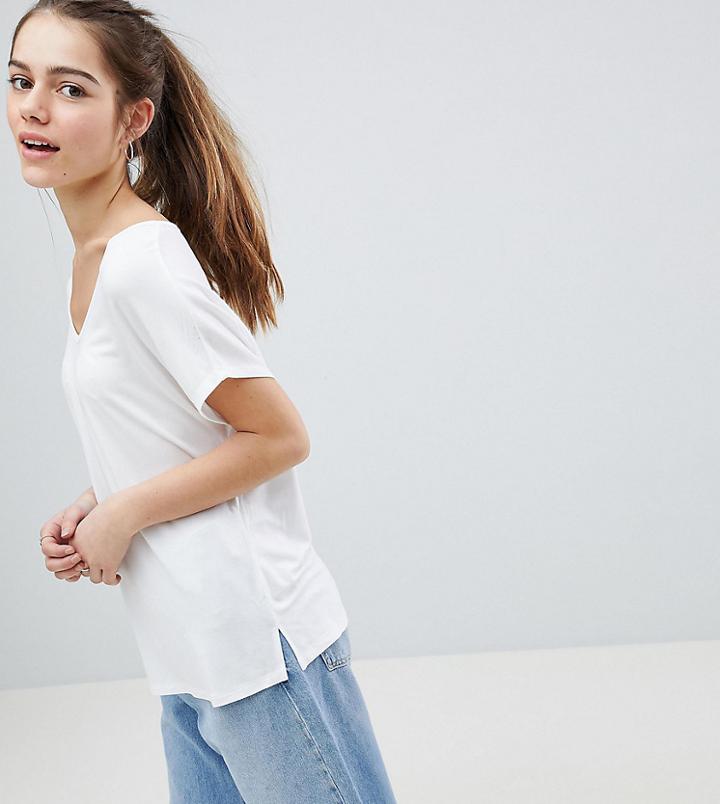 Asos Design Petite Forever T-shirt - White